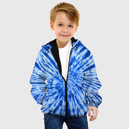 Детская куртка 3D Tie dye, цвет черный - фото 3