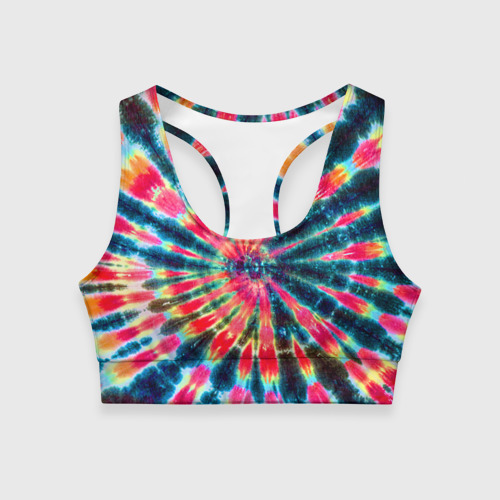 Женский Спортивный топ Tie dye