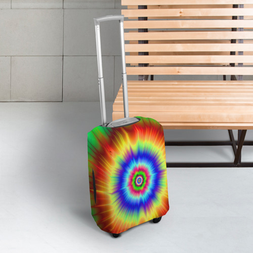 Чехол для чемодана 3D Tie dye, цвет 3D печать - фото 3