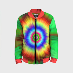 Детский бомбер 3D Tie dye