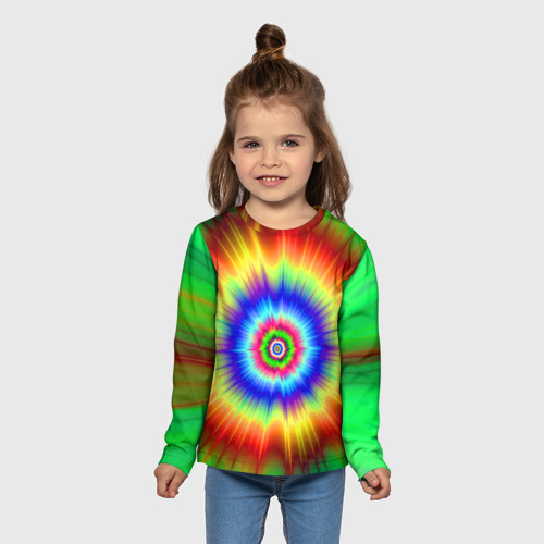 Детский лонгслив 3D Tie dye - фото 5