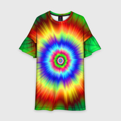 Детское платье 3D Tie dye