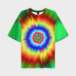 Мужская футболка oversize 3D Tie dye