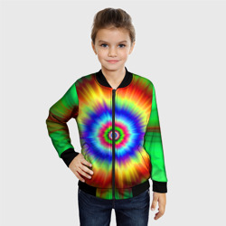 Детский бомбер 3D Tie dye - фото 2