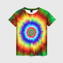 Женская футболка 3D Tie dye