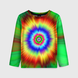 Детский лонгслив 3D Tie dye