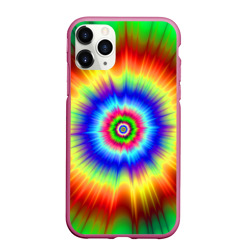 Чехол для iPhone 11 Pro Max матовый Tie dye