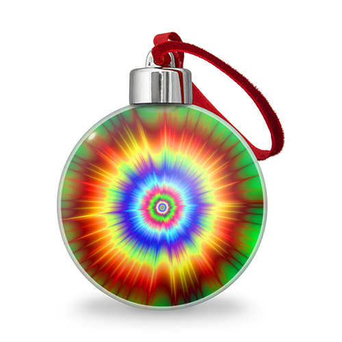 Ёлочный шар Tie dye Фото 01 Ёлочный шар Tie dye Фото 01