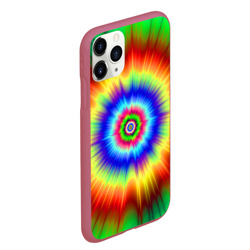 Чехол для iPhone 11 Pro Max матовый Tie dye - фото 2