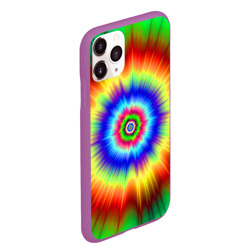 Чехол для iPhone 11 Pro Max матовый Tie dye - фото 2