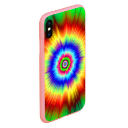 Чехол для iPhone XS Max матовый Tie dye - фото 2