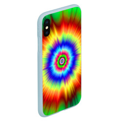 Чехол для iPhone XS Max матовый Tie dye - фото 2