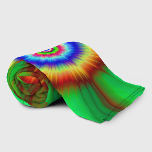 Плед 3D Tie dye, цвет 3D (велсофт) - фото 2