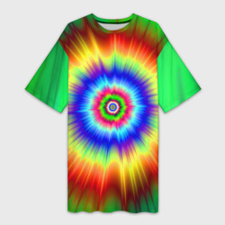 Платье-футболка 3D Tie dye