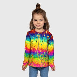 Детский лонгслив 3D Tie dye - фото 2