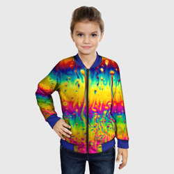 Детский бомбер 3D Tie dye - фото 2