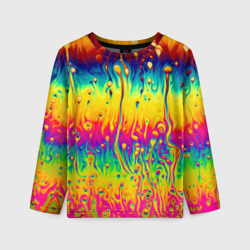 Детский лонгслив 3D Tie dye