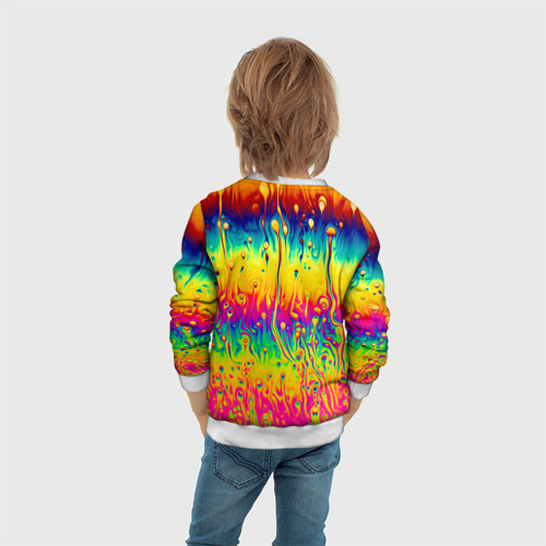 Детский свитшот 3D Tie dye, цвет 3D печать - фото 6