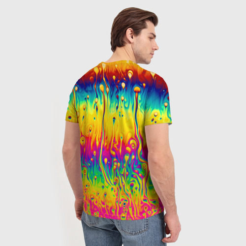 Мужская футболка 3D Tie dye - фото 4