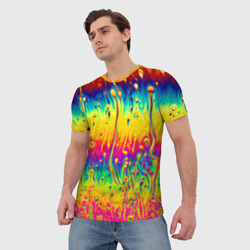 Мужская футболка 3D Tie dye - фото 2