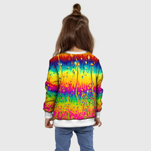 Детский свитшот 3D Tie dye, цвет 3D печать - фото 8