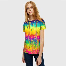 Женская футболка 3D Tie dye - фото 2