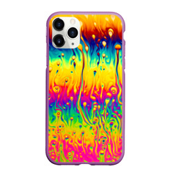 Чехол для iPhone 11 Pro Max матовый Tie dye