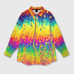 Женская рубашка oversize 3D Tie dye