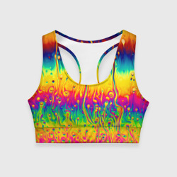 Женский спортивный топ 3D Tie dye