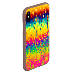 Чехол для iPhone XS Max матовый Tie dye - фото 2