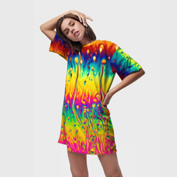 Платье-футболка 3D Tie dye - фото 2