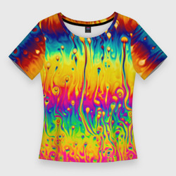 Женская футболка 3D Slim Tie dye