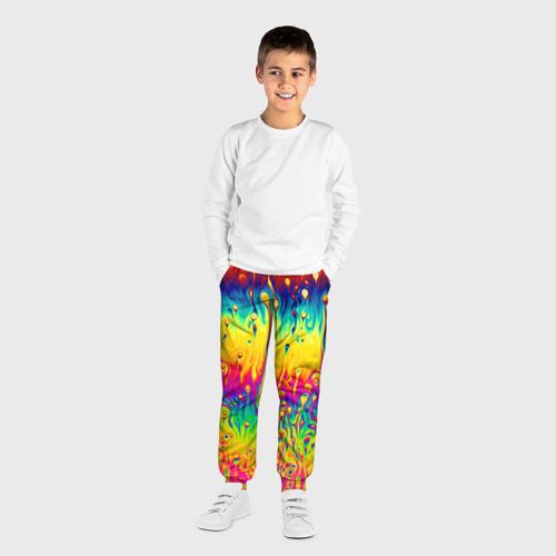 Детские брюки 3D Tie dye, цвет 3D печать - фото 4