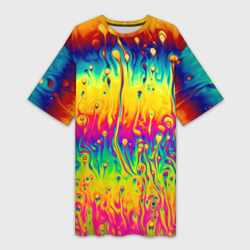 Платье-футболка 3D Tie dye