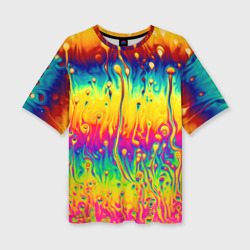 Женская футболка oversize 3D Tie dye