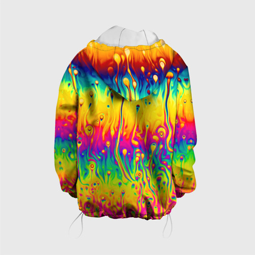 Детская куртка 3D Tie dye, цвет белый - фото 2