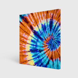 Холст квадратный Tie dye