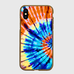 Чехол для iPhone XS Max матовый Tie dye
