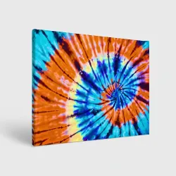 Холст прямоугольный Tie dye
