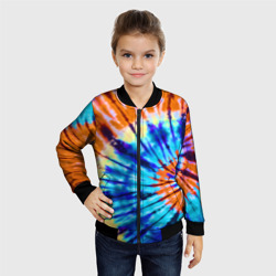 Детский бомбер 3D Tie dye - фото 2