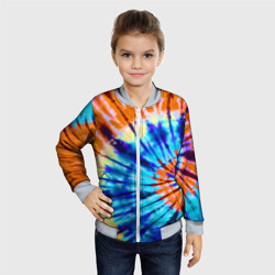 Детский бомбер 3D Tie dye - фото 2