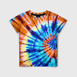 Детская футболка 3D Tie dye