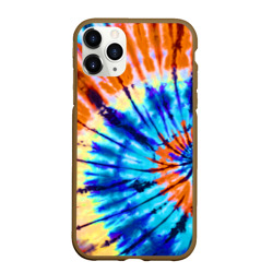 Чехол для iPhone 11 Pro Max матовый Tie dye