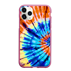 Чехол для iPhone 11 Pro Max матовый Tie dye