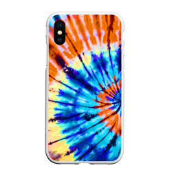 Чехол для iPhone XS Max матовый Tie dye