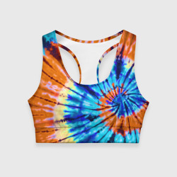 Женский спортивный топ 3D Tie dye