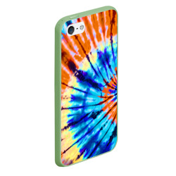 Чехол для iPhone 5/5S матовый Tie dye - фото 2