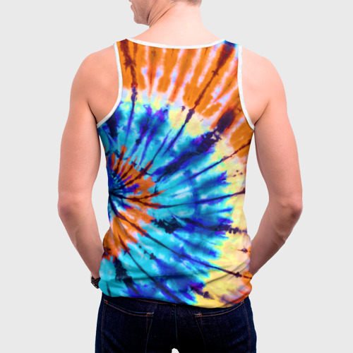 Мужская майка 3D Tie dye, цвет 3D печать - фото 4