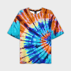 Мужская футболка oversize 3D Tie dye