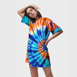 Платье-футболка 3D Tie dye - фото 2